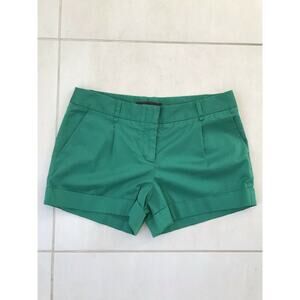 BCBGMaxAzria Symone Low Rise Pleated Cuffed Shorts